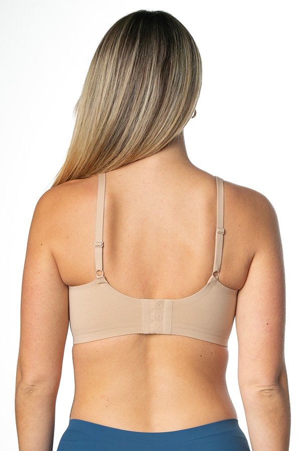 Rhonda Shear Gel Bra With Back Closure - Beige - source image 61775