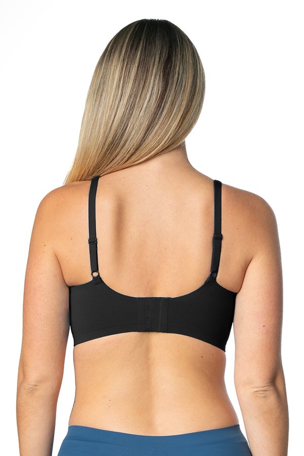 Rhonda Shear Gel Bra With Back Closure - Black - source image 61771