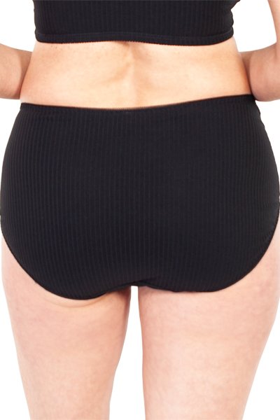 Rhonda Shear Striped Mesh Leisure Brief