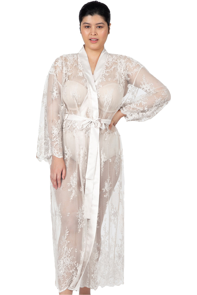 Rya Collection Darling Plus Robe - Ivory - source image 57353