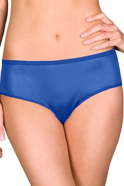 Shadowline Lingerie by Velrose Hidden Elastic Nylon Hipster Panty, 3-Pack - Navy - source image 56133