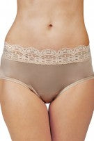 Shadowline Lingerie by Velrose Lace Contour Hipster Panty - Nude - source image 56139
