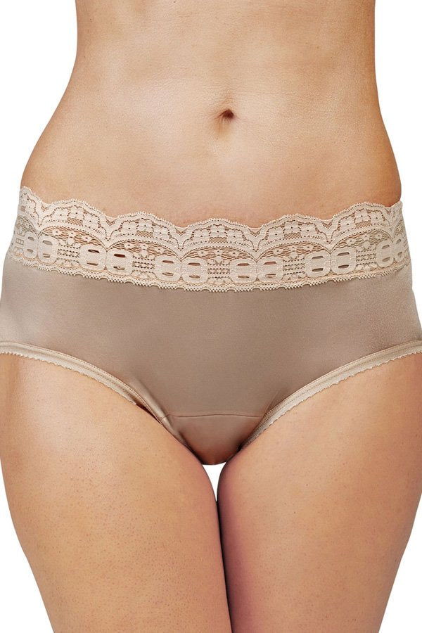 Shadowline Lingerie by Velrose Lace Contour Hipster Panty, 3-Pack
