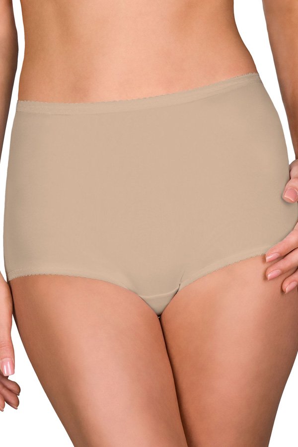 Shadowline Lingerie by Velrose Spandex Classic Brief, 3-Pack - Nude - source image 56423