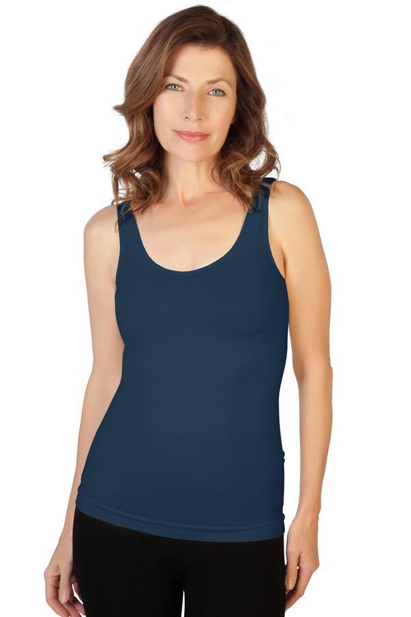 Skinny Tees Basic Tank - Denim - source image 24134