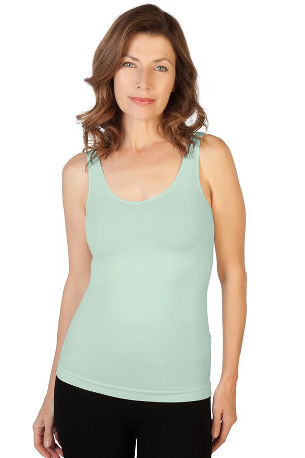 Skinny Tees Basic Tank - Frost - source image 40994