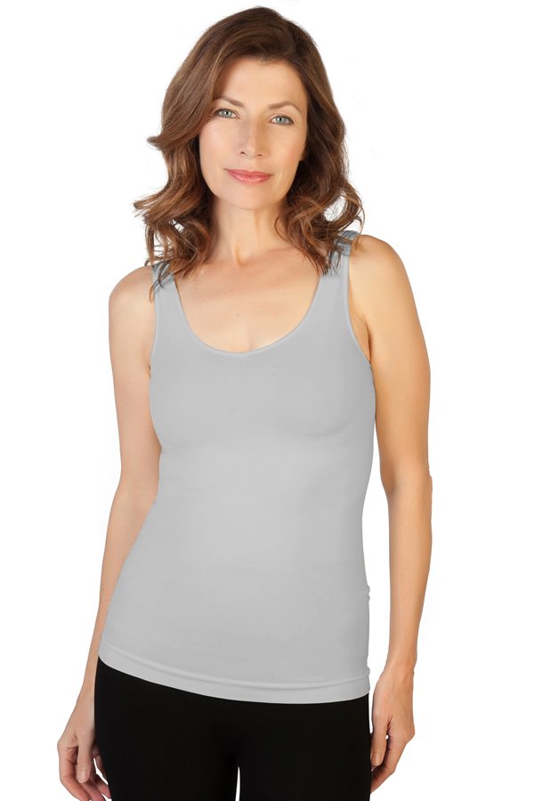 Skinny Tees Basic Tank - Metal - source image 24133