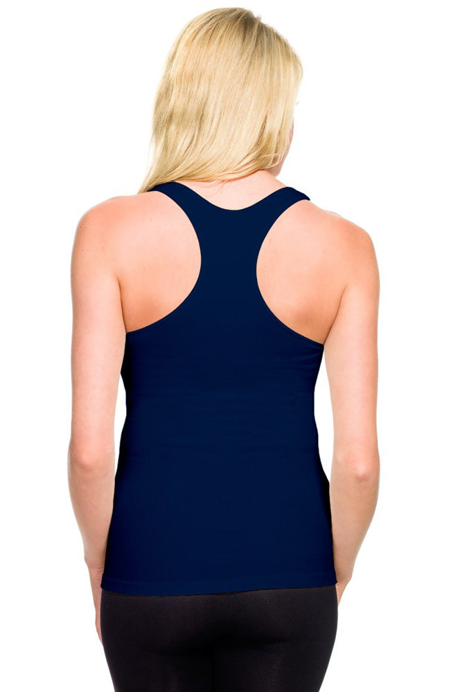 Skinny Tees Racerback Ribbed Tank
