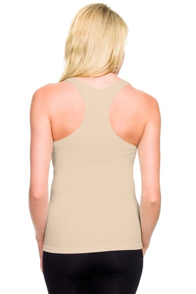 Skinny Tees Racerback Ribbed Tank