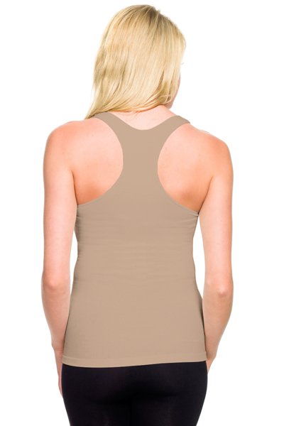 Skinny Tees Racerback Ribbed Tank