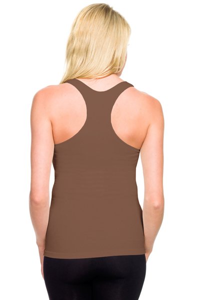 Skinny Tees Racerback Ribbed Tank