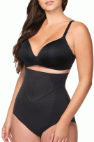 TC Fine Intimates Iconic Core® High-Waist Shaping Brief - Black - source image 72737