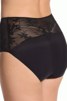 TC Fine Intimates Luxe Dreamer Modern Brief Panty - Deep Black - source image 72760