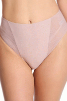 TC Fine Intimates Luxe Dreamer Retro Thong - Adobe Rose - source image 72755