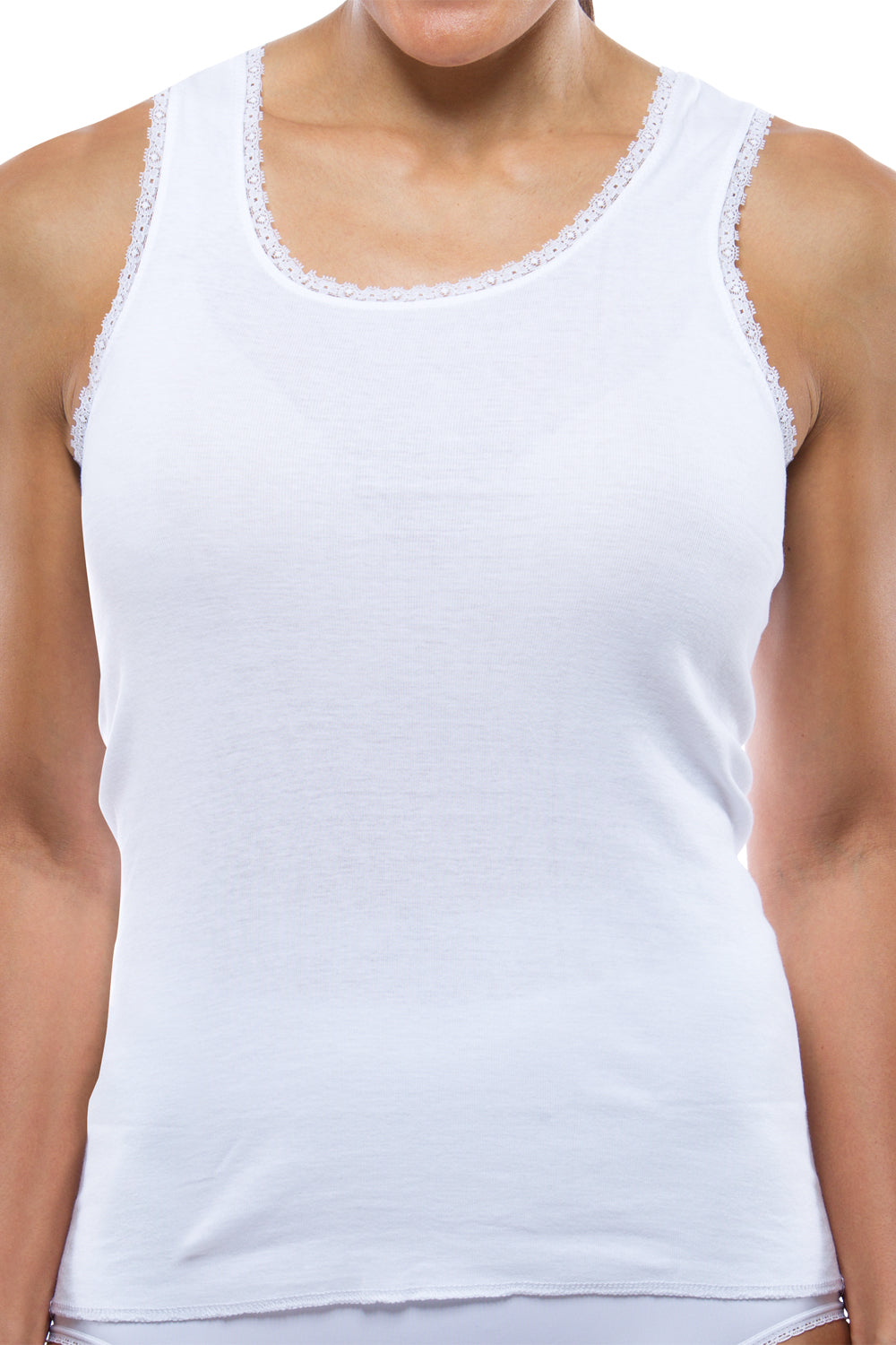 Teri Lingerie Cozy Tank Top - White - source image 54833