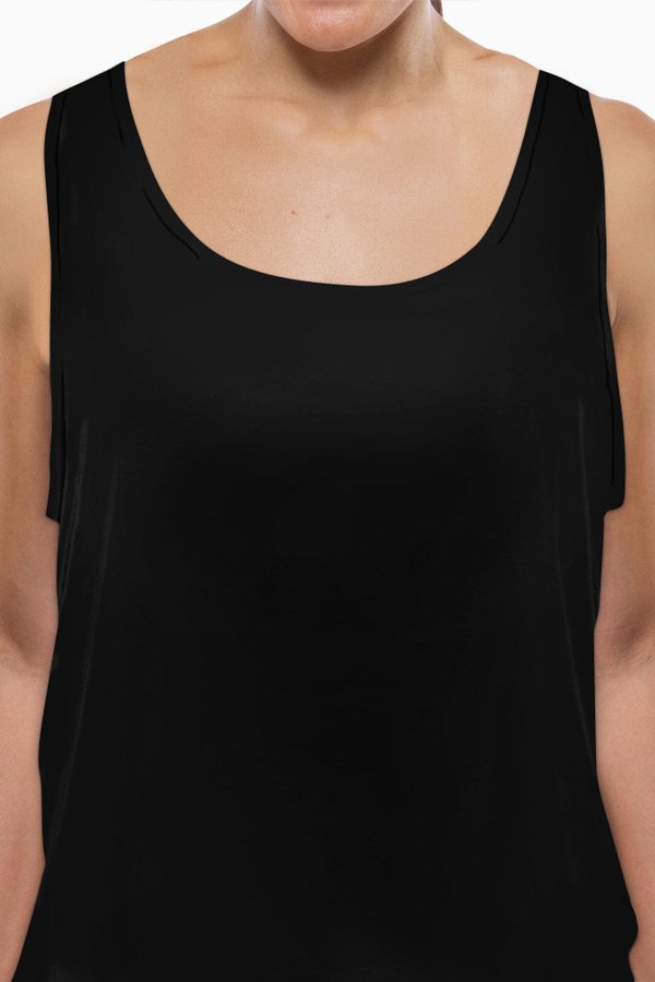 Teri Lingerie Swing Time Tank - Black - source image 52855