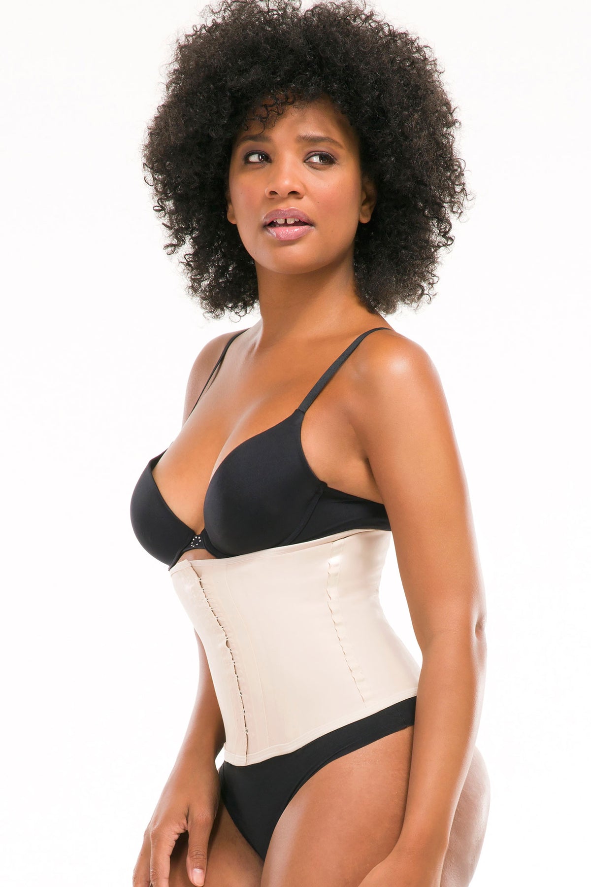 TruFigure Classic Latex Waist Cincher - Nude - source image 20127
