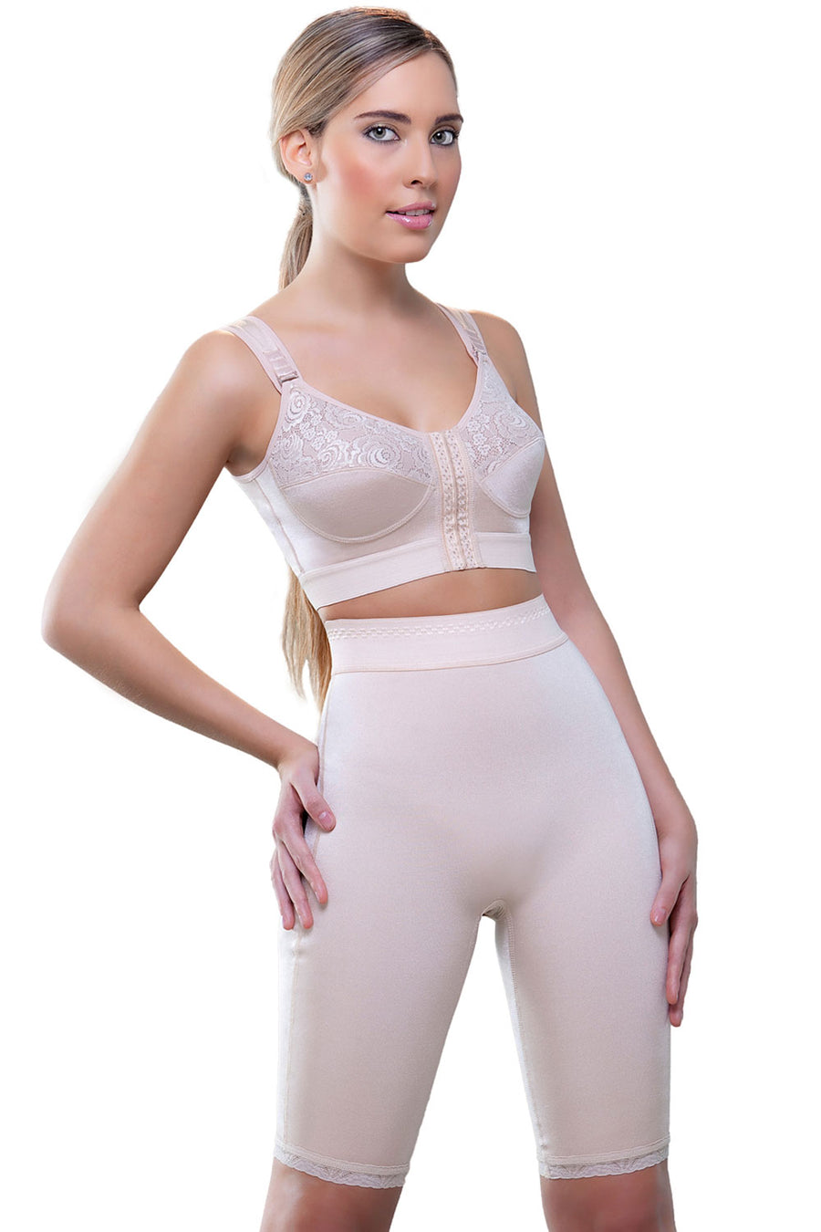 Vedette Amie High Waist Panty Buttock Enhancer - Nude - source image 9237