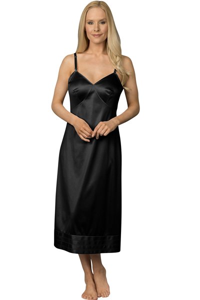 Velrose Lingerie Adjustable Length Full Slip - Black - source image 46247