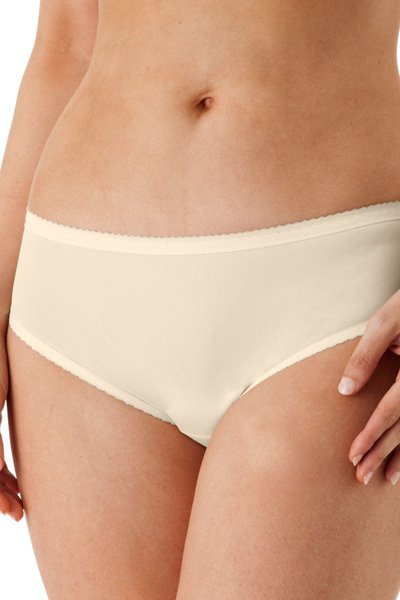 Velrose Lingerie Nylon Hipster Panties - Ivory - source image 56074