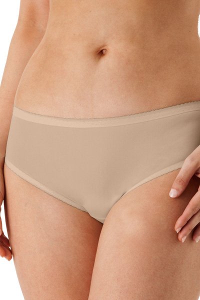 Velrose Lingerie Nylon Hipster Panties - Nude - source image 56075