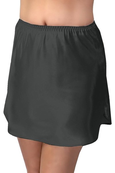 Velrose Lingerie Satin Essentials Half Slip - Black - source image 56065