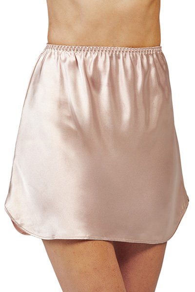 Velrose Lingerie Satin Essentials Half Slip - Blush - source image 56064