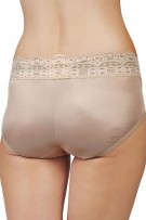 Shadowline Lingerie by Velrose Lace Contour Hipster Panty - Nude - source image 56140