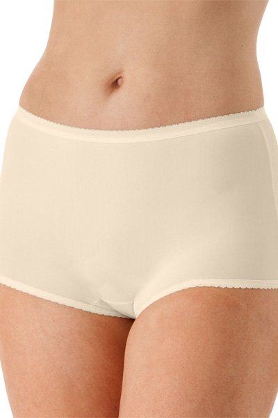 Shadowline Lingerie by Velrose Spandex Modern Brief Panty - Ivory - source image 46215