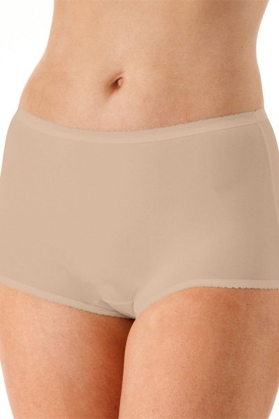 Shadowline Lingerie by Velrose Spandex Modern Brief Panty - Nude - source image 46216