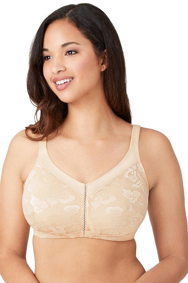 Wacoal Awareness Full Figure Seamless Wire Free Bra - Sand - source image 62409