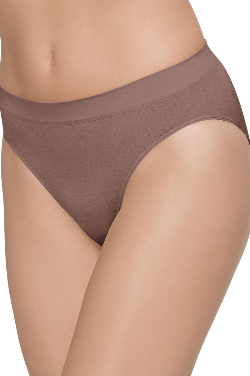 Wacoal B-Smooth® Seamless Hi-Cut - Deep Taupe - source image 62101