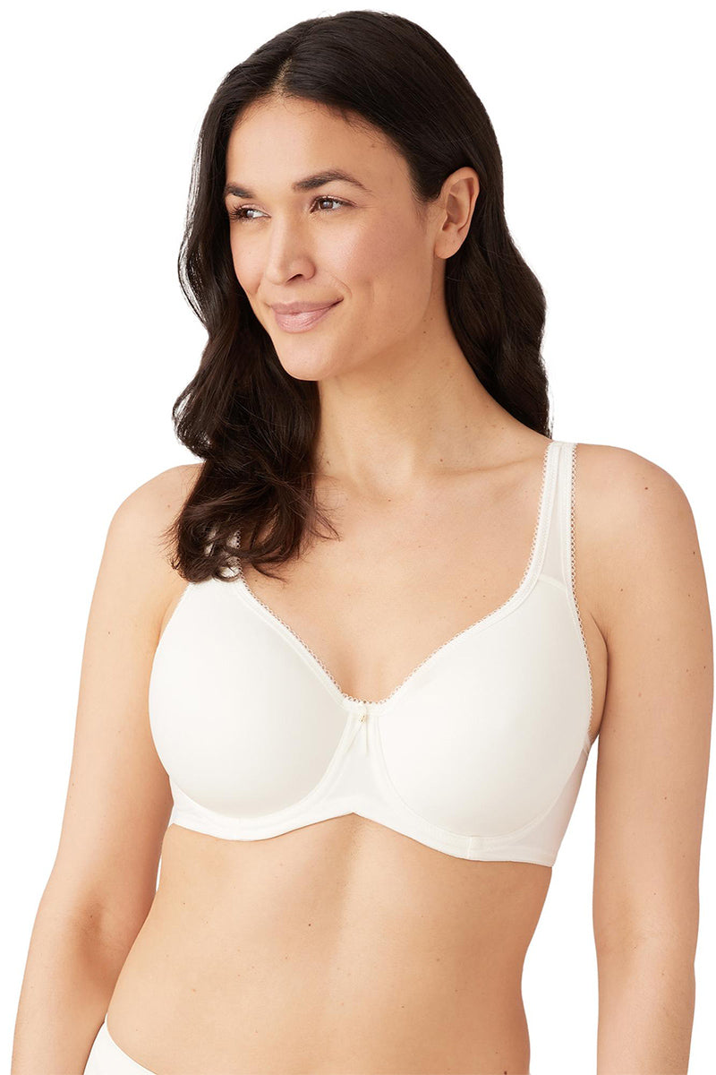 Wacoal Basic Beauty Spacer Underwire T-Shirt Bra - Ivory - source image 62446