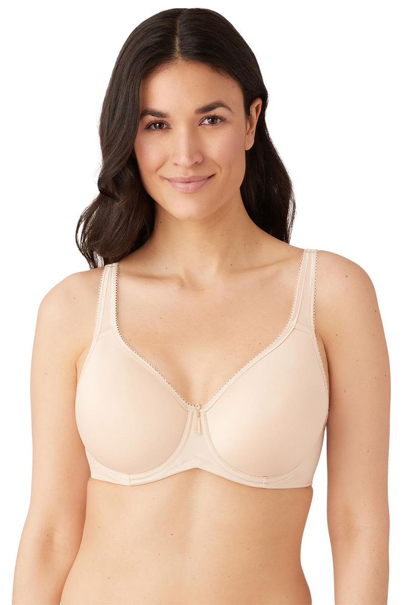 Wacoal Basic Beauty Spacer Underwire T-Shirt Bra - Sand - source image 62447