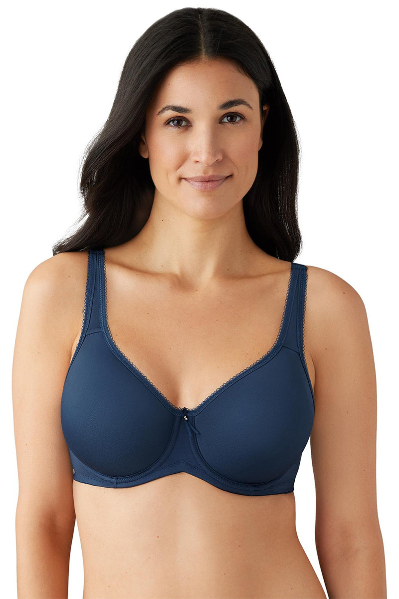 Wacoal Basic Beauty Spacer Underwire T-Shirt Bra - Sargasso Sea - source image 62448