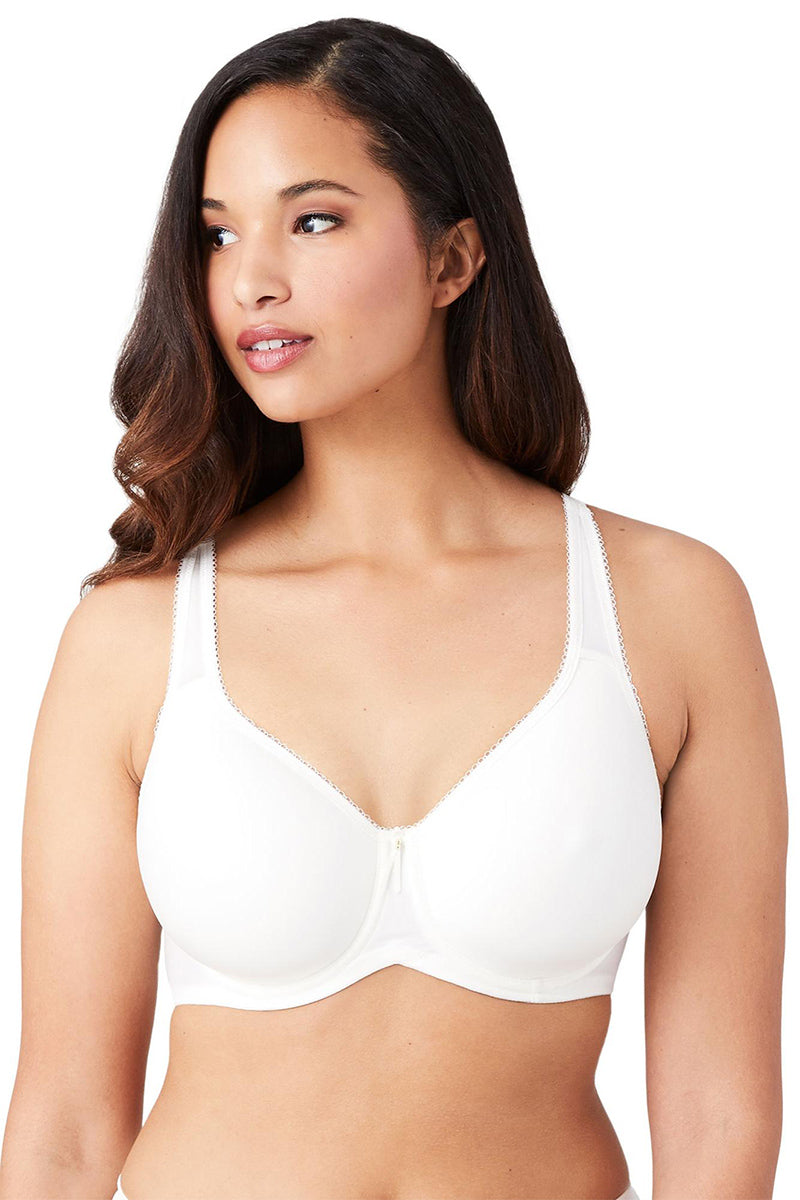 Wacoal Basic Beauty Spacer Underwire T-Shirt Bra - White - source image 62449