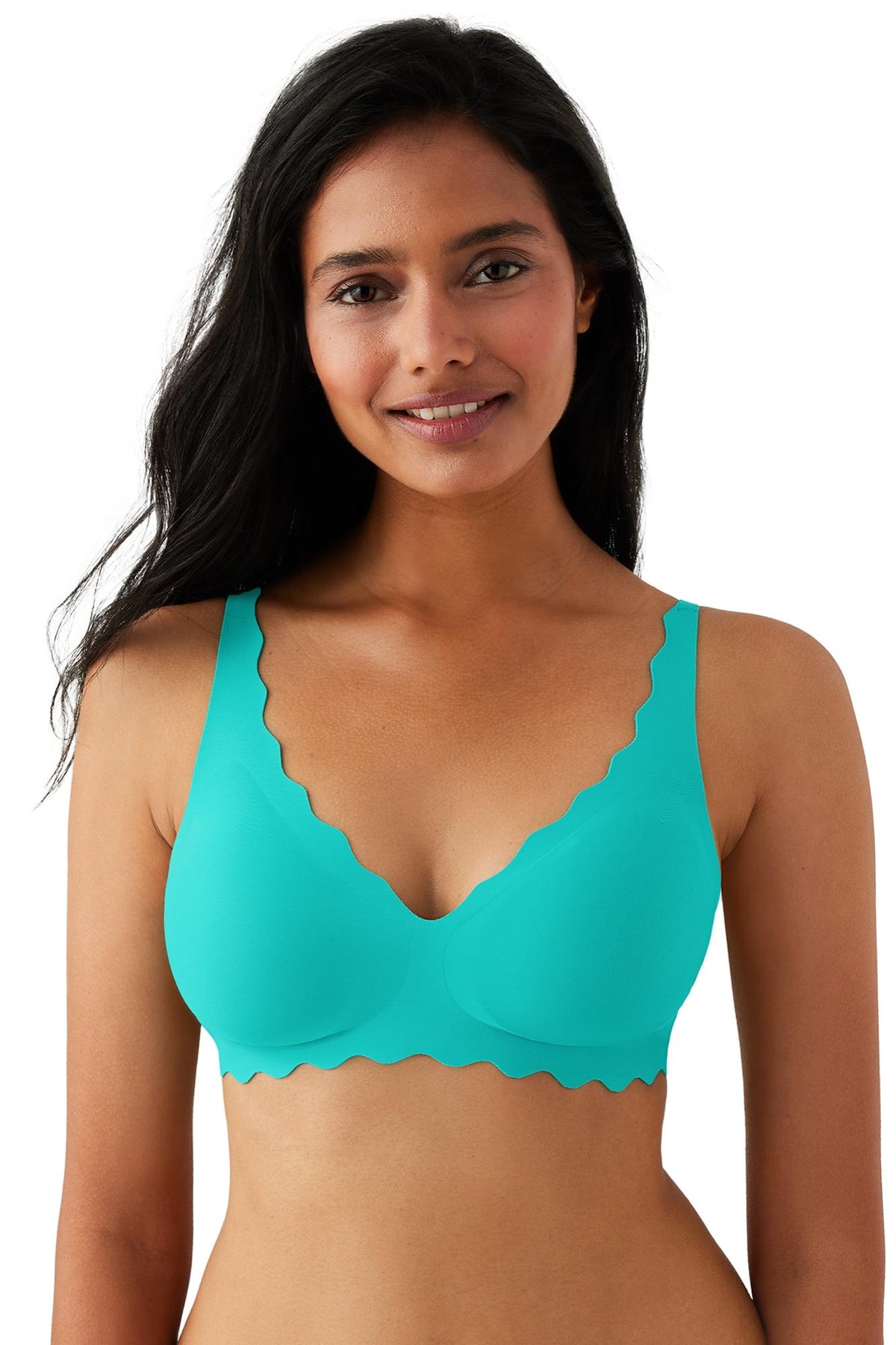Wacoal b.tempt'd b.wow'd Wire Free Bra - Water Garden - source image 66065