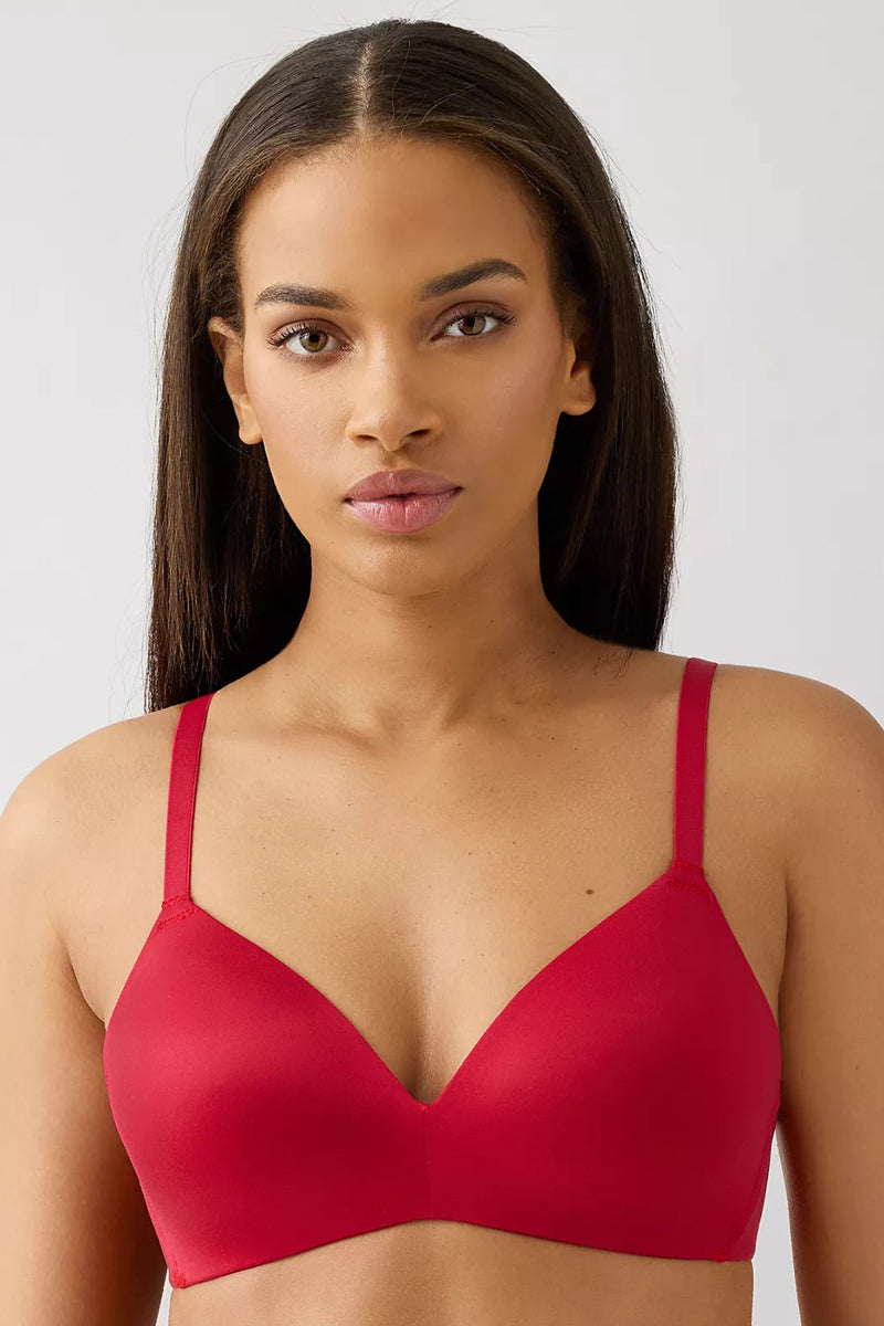 Wacoal b.tempt'd Future Foundation Wire Free T-Shirt Bra - Chili Pepper Red - source image 71847