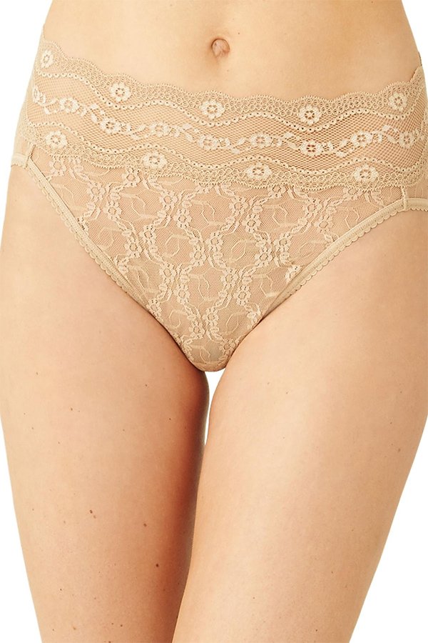 Wacoal b.tempt'd Lace Kiss Hi-Leg - Au Natural - source image 64092