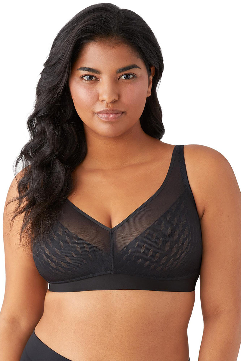 Wacoal Elevated Allure Wire Free Bra - Black - source image 62401
