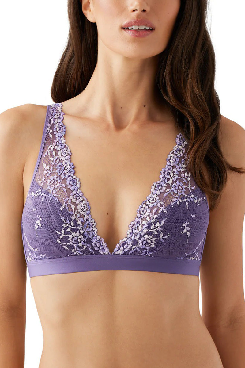 Wacoal Embrace Lace® Wire Free Bralette - Grape Compote Multi - source image 71431