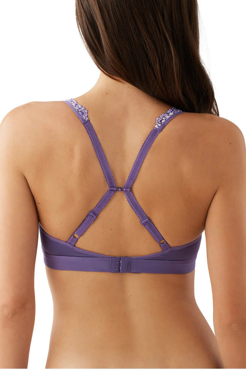 Wacoal Embrace Lace® Wire Free Bralette - Grape Compote Multi - source image 71433