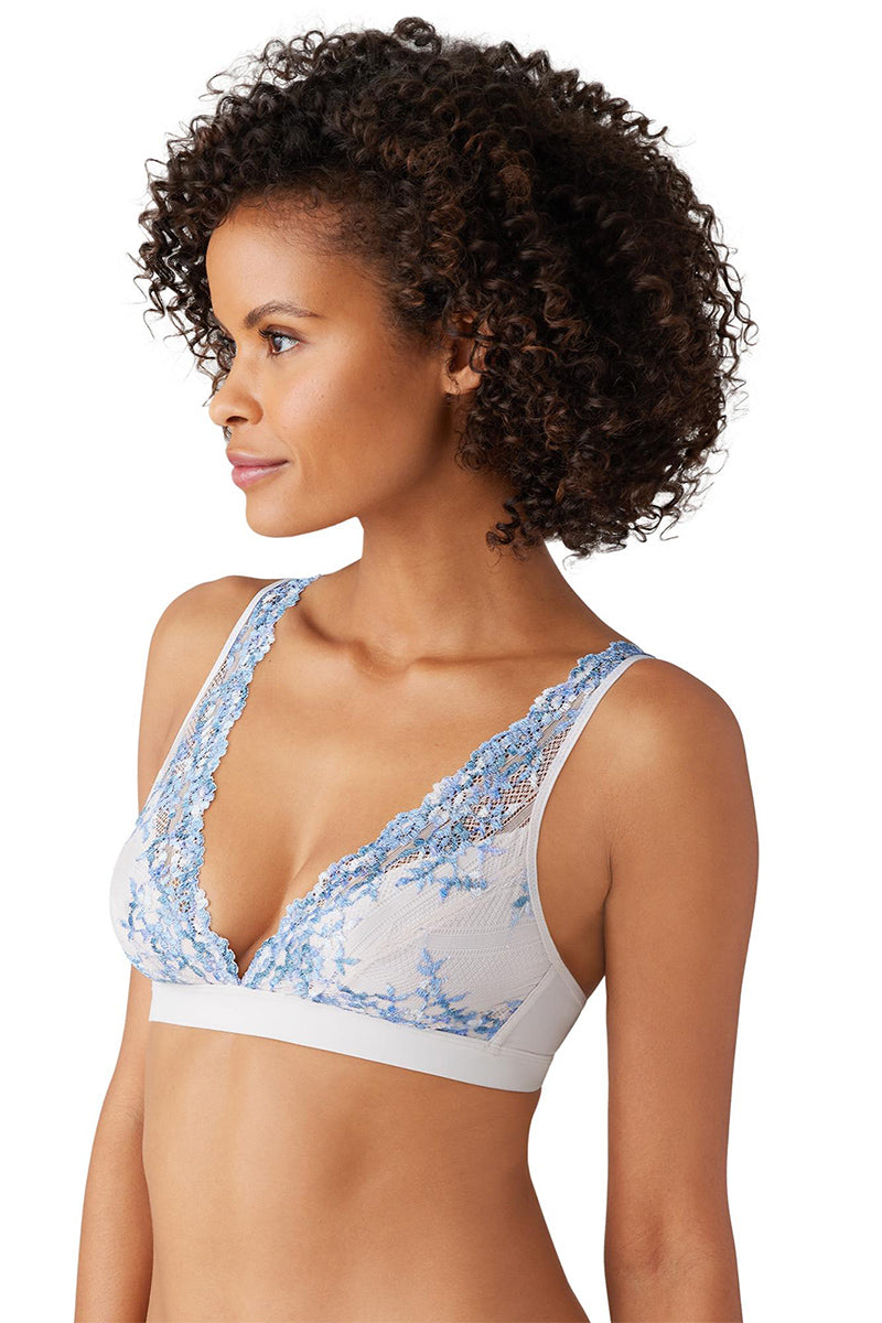 Wacoal Embrace Lace® Wire Free Bralette - Wild Wind/Egret - source image 62371