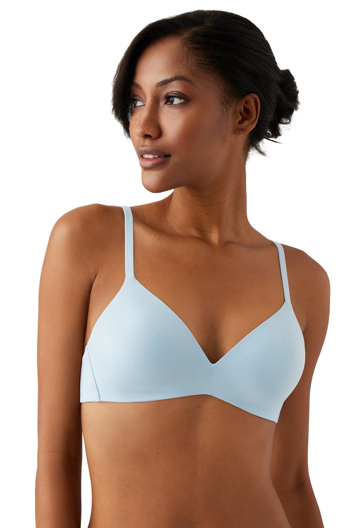 Wacoal How Perfect Wire Free T-Shirt Bra - Winter Sky - source image 65921
