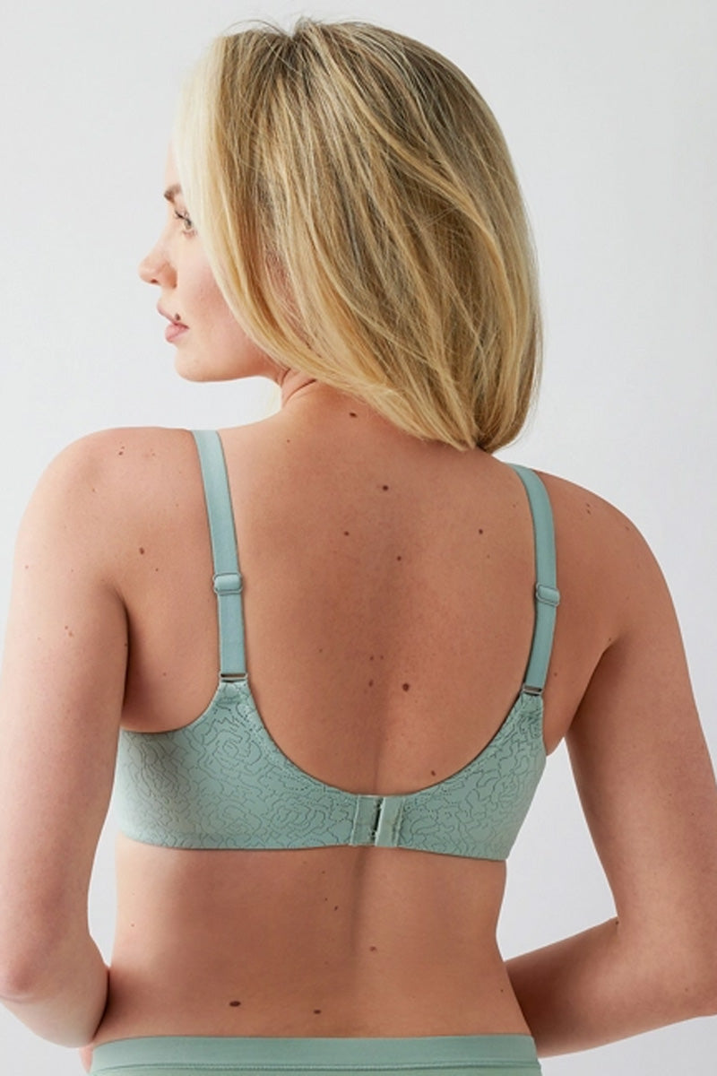 Wacoal Inside Job Underwire Bra - Iceberg Green - source image 71399