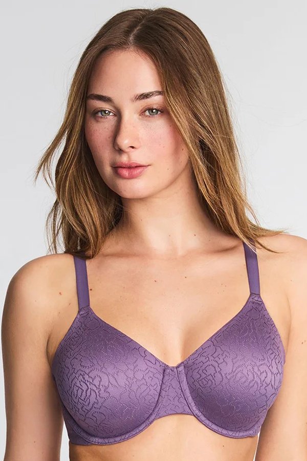 Wacoal Inside Job Underwire Bra - Italian Grape - source image 75849