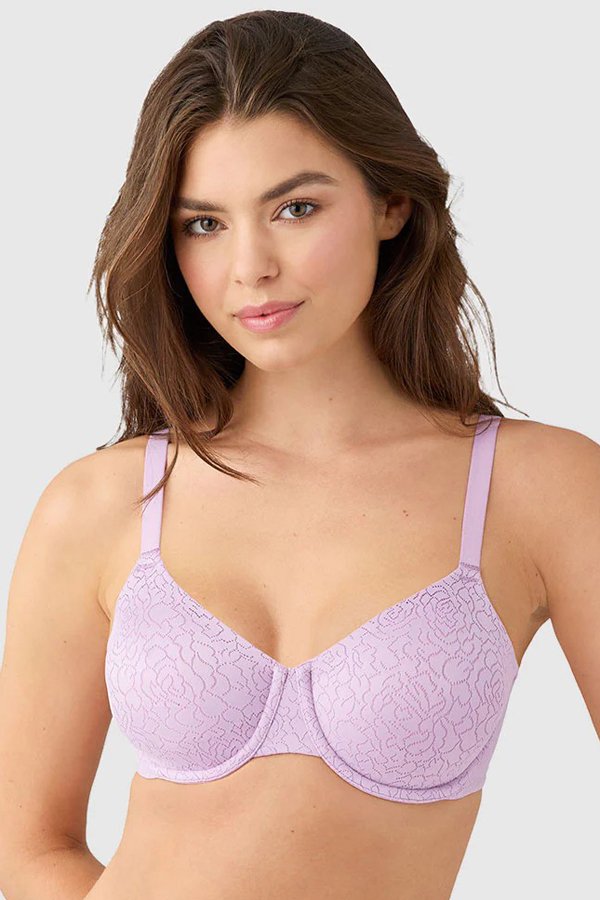 Wacoal Inside Job Underwire Bra - Lavender Sage - source image 74890