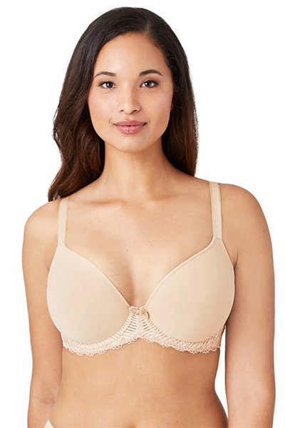 Wacoal La Femme Underwire T-Shirt Bra - Sand - source image 62418