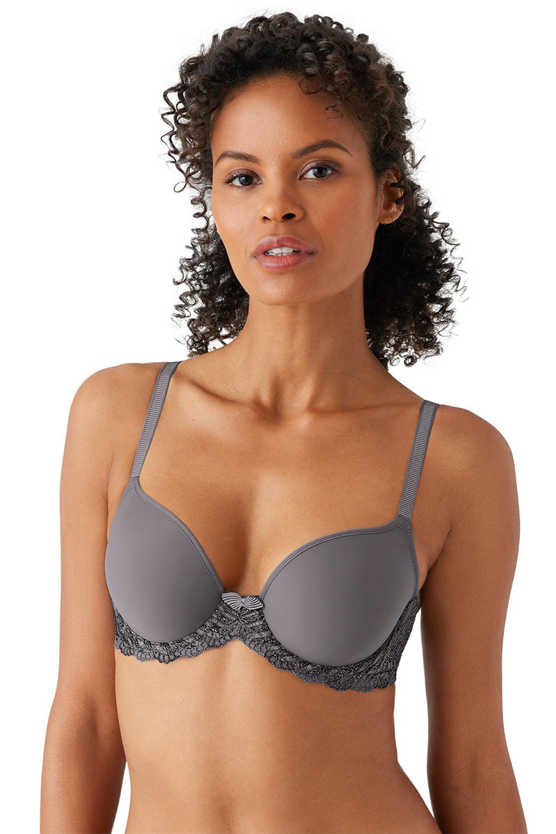 Wacoal La Femme Underwire T-Shirt Bra - Shark - source image 62420