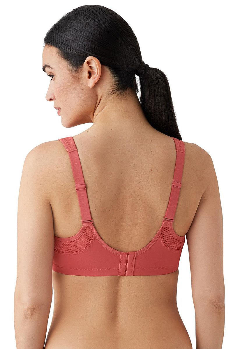 Wacoal Lindsey Sport Contour Underwire Bra - Baroque Rose - source image 62481